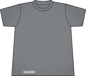 Dog T front view