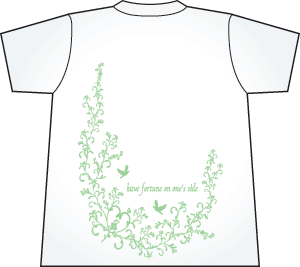Have Fortune T back view